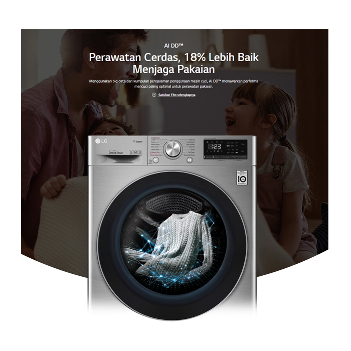 LG Mesin Cuci Front Loading 20 kg - F2720SVRV